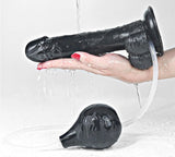 Charger l&#39;image dans la galerie, Black Squirting Dildo 9 Inch