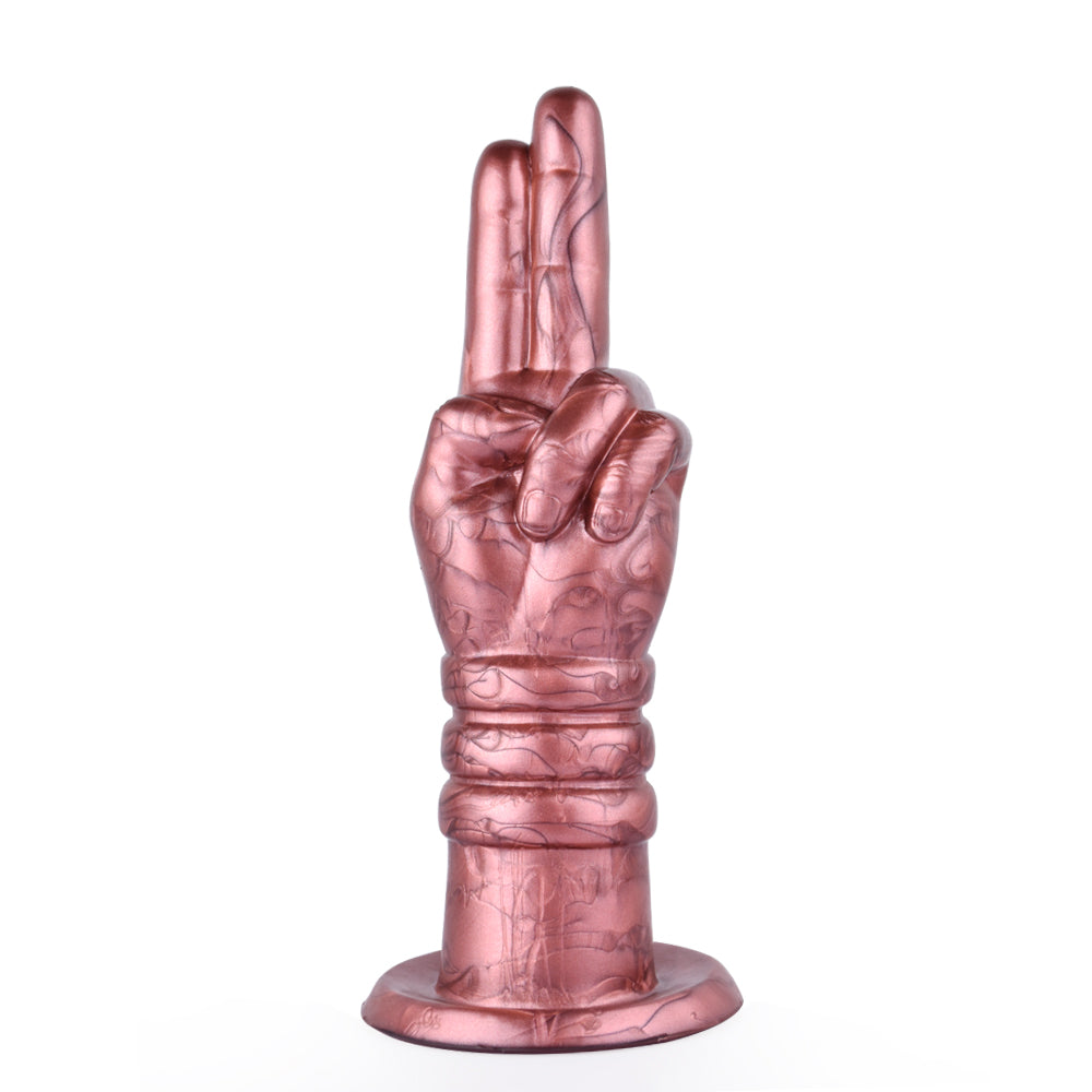 7 Inch Two Finger Silicone Hand Fist Dildo