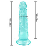 Charger l&#39;image dans la galerie, 8 Inch extra straight green dildo