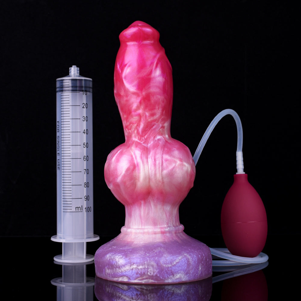 8 Inch Big Knot Fantasy Dog Dildo