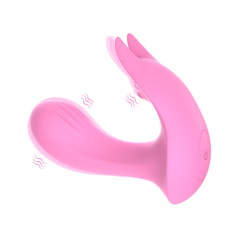 Pink Wearable Dual Motor Vibrating Panties