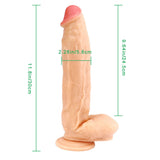 Laden Sie das Bild in den Galerie-Viewer, Big thick flesh colored dildo