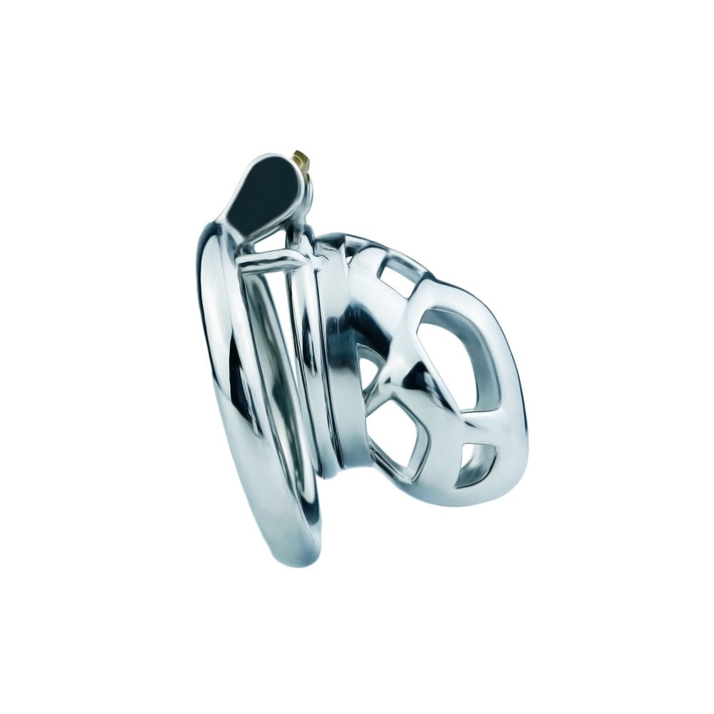 Tiny Stainless Steel Cobra Chastity Cage