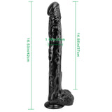 Load image into Gallery viewer, 16 inch Dildo Long Black Suction Cup