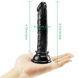 Load image into Gallery viewer, Small black dildo