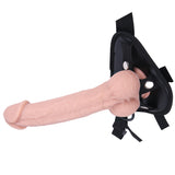 Charger l&#39;image dans la galerie, Flesh 9inch Silicone Strap On Dildo