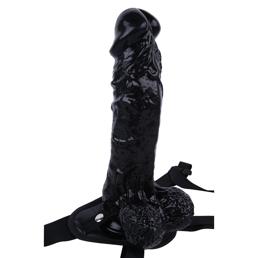 Black 12 inch Strap on Dildo