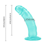 Load image into Gallery viewer, 6 inch green dildo