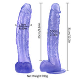 Laden Sie das Bild in den Galerie-Viewer, 10 inch crooked mouth blue dildo