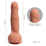 Carica l&#39;immagine nel visualizzatore di Gallery, Realistic Uncut Dildo Silicone 7 inch