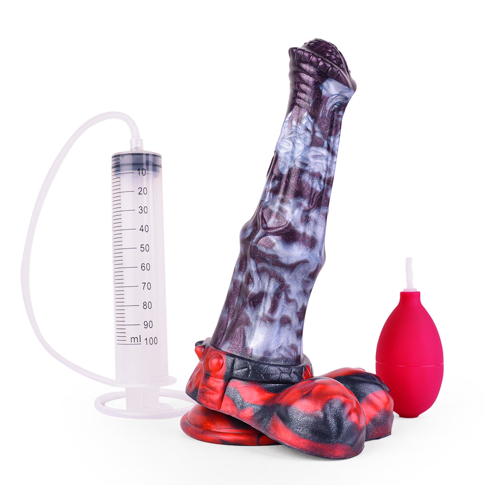 9.29 Inch Horse Squirting Silicon Fantasy Dildo