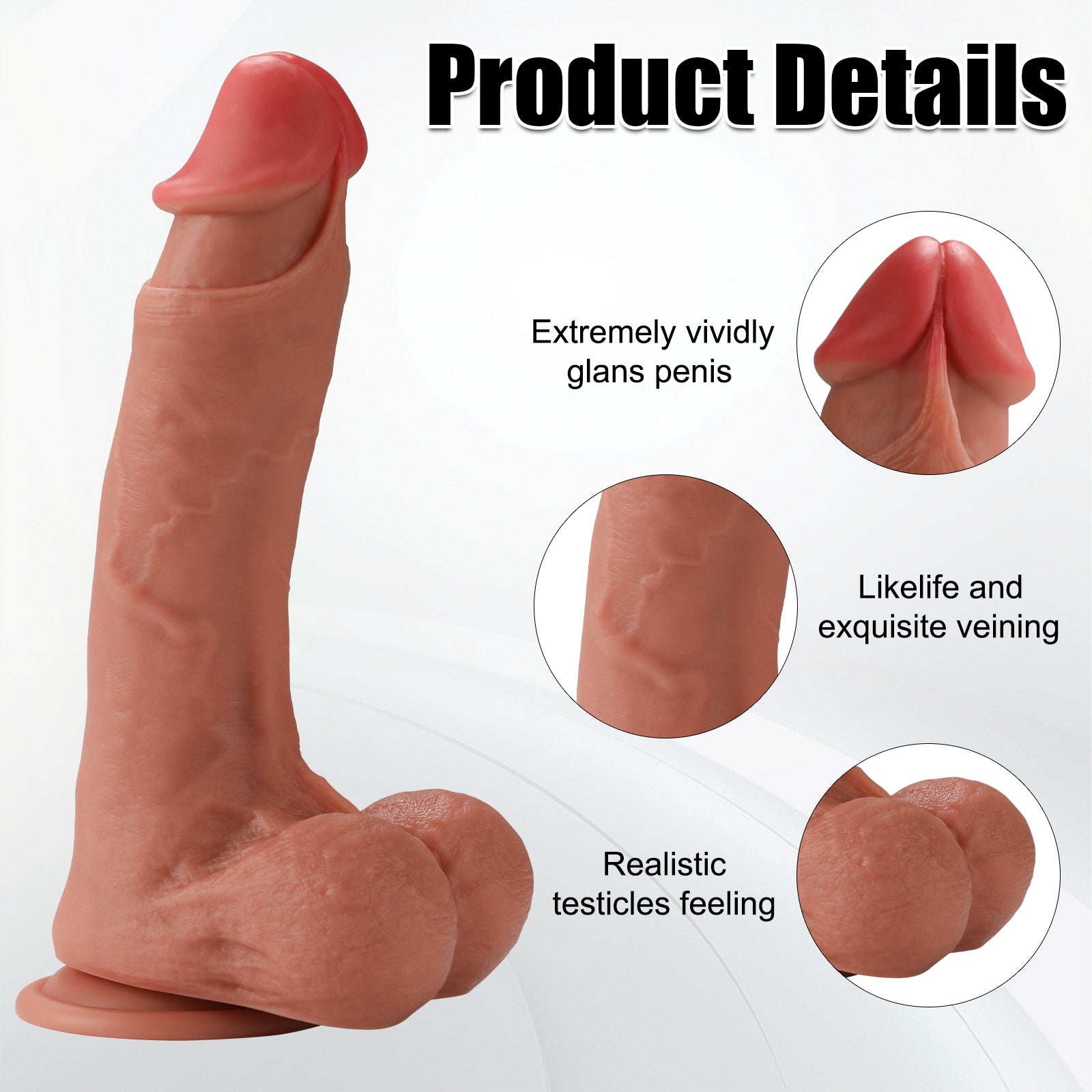 10Inch Large Dildo with Testicles