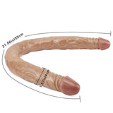 Laden Sie das Bild in den Galerie-Viewer, Double head 22 inch brown dildo