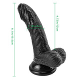 Laden Sie das Bild in den Galerie-Viewer, Black curved dildo