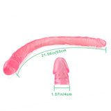 Laden Sie das Bild in den Galerie-Viewer, Double head 22 inch pink dildo