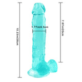 Laden Sie das Bild in den Galerie-Viewer, 10 inch green dildo