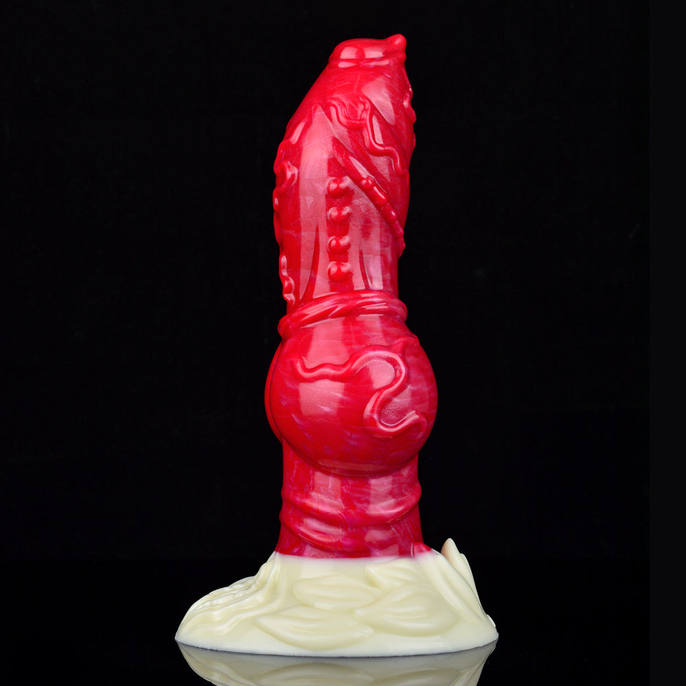 9 Inch Realistic Red Hell Dog Dildo