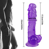 画像をギャラリー ビューアにロード 9 Inch purple dildo