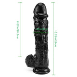 Load image into Gallery viewer, 10 Inch Dildo Big Black Realistic