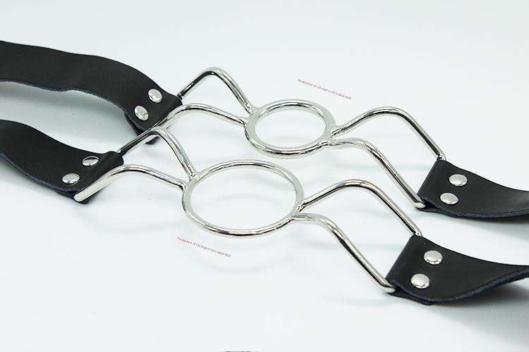 Metal Sensual Fetish Open Mouth O-Ring Gag