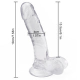 Laden Sie das Bild in den Galerie-Viewer, 7 Inch Jelly Dildo