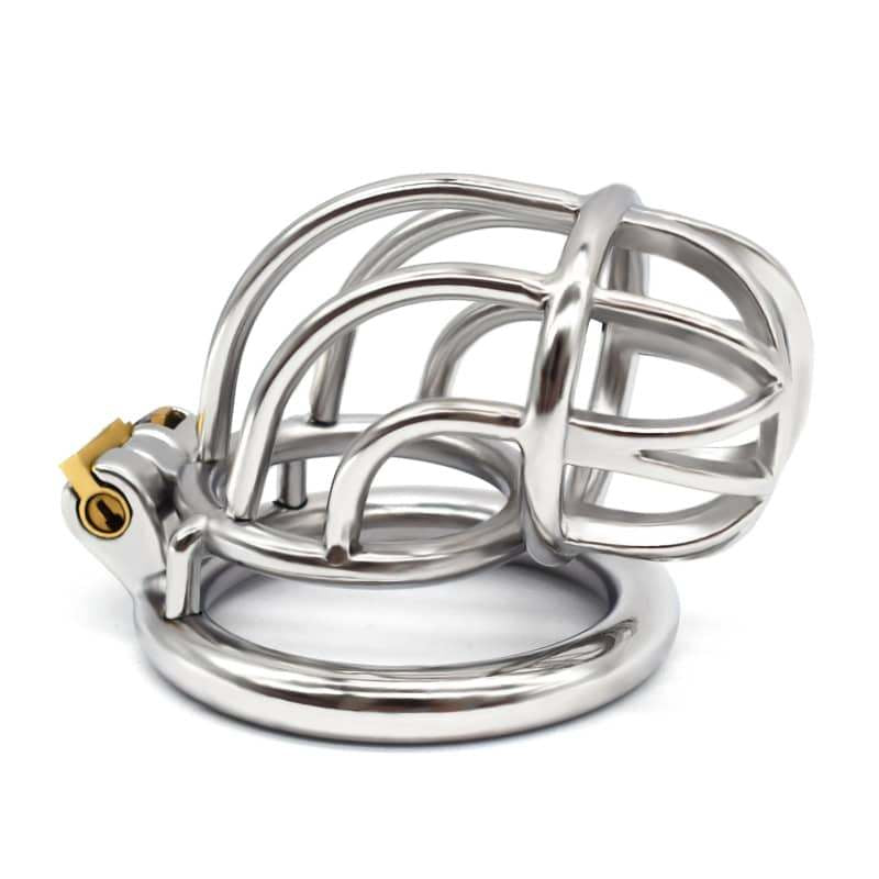 Stainless Steel Birdcage Male Chastity Cage