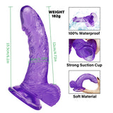 Charger l&#39;image dans la galerie, Purple curved dildo