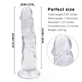 Laden Sie das Bild in den Galerie-Viewer, 8 Inch Jelly Dildo