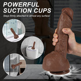 Charger l&#39;image dans la galerie, G Spot Thrill up Brown Realistic Dildo