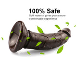 Charger l&#39;image dans la galerie, 6-inch coffee dildo