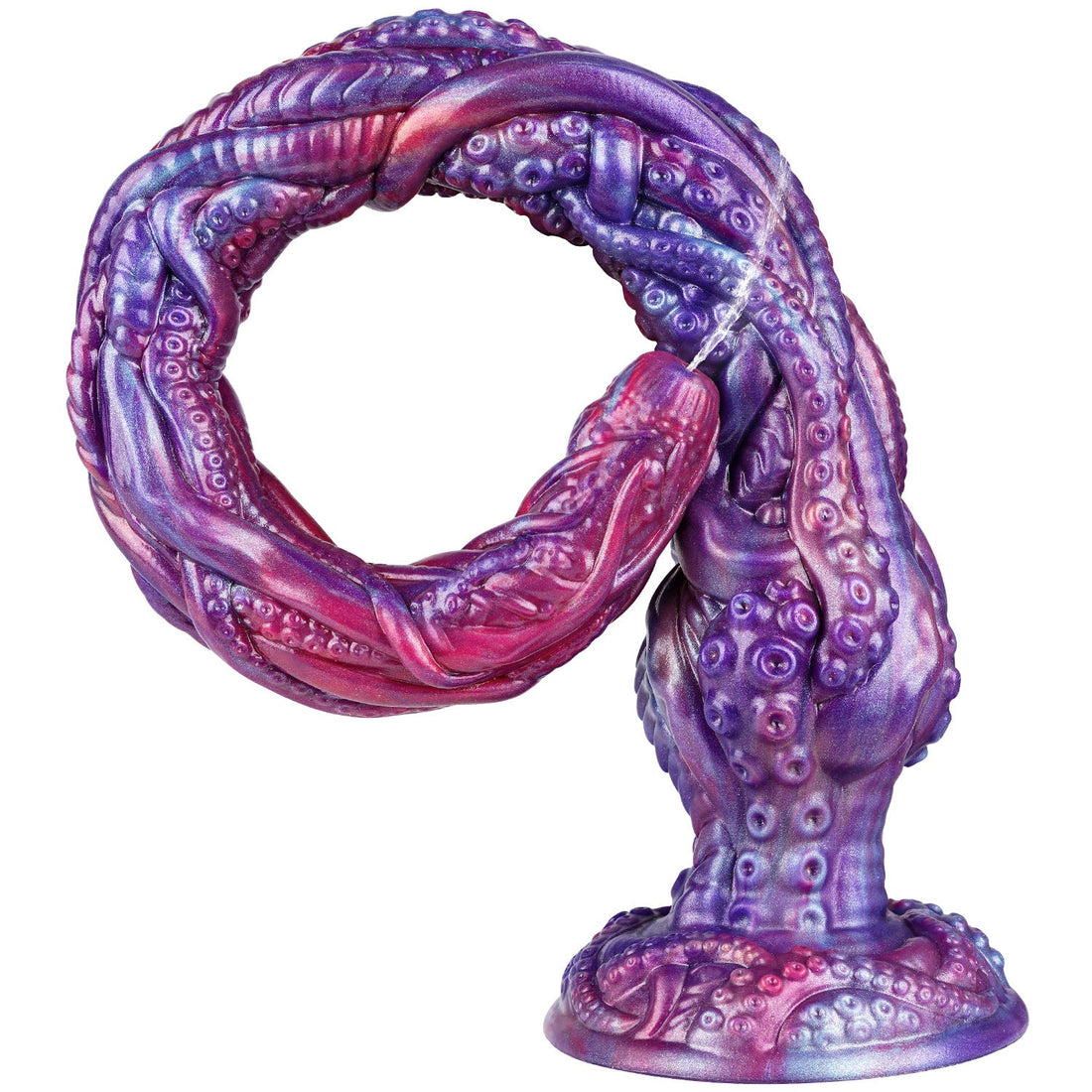 20 inch Purple Fantasy Tentacle Ejaculating Dildo