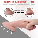 画像をギャラリー ビューアにロード Strong Suction Cup Curved Flesh Realistic Dildo