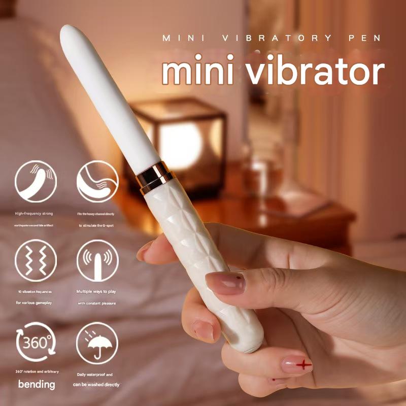 White Pen Discreet Sex Toy Small Vibrator