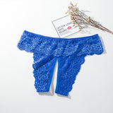 Laden Sie das Bild in den Galerie-Viewer, high waisted crotchless panties lace Large size