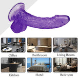 Laden Sie das Bild in den Galerie-Viewer, Purple curved dildo