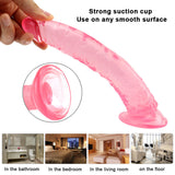 Laden Sie das Bild in den Galerie-Viewer, 8 Inch small straight pink dildo