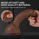 画像をギャラリー ビューアにロード G Spot Thrill up Brown Realistic Dildo