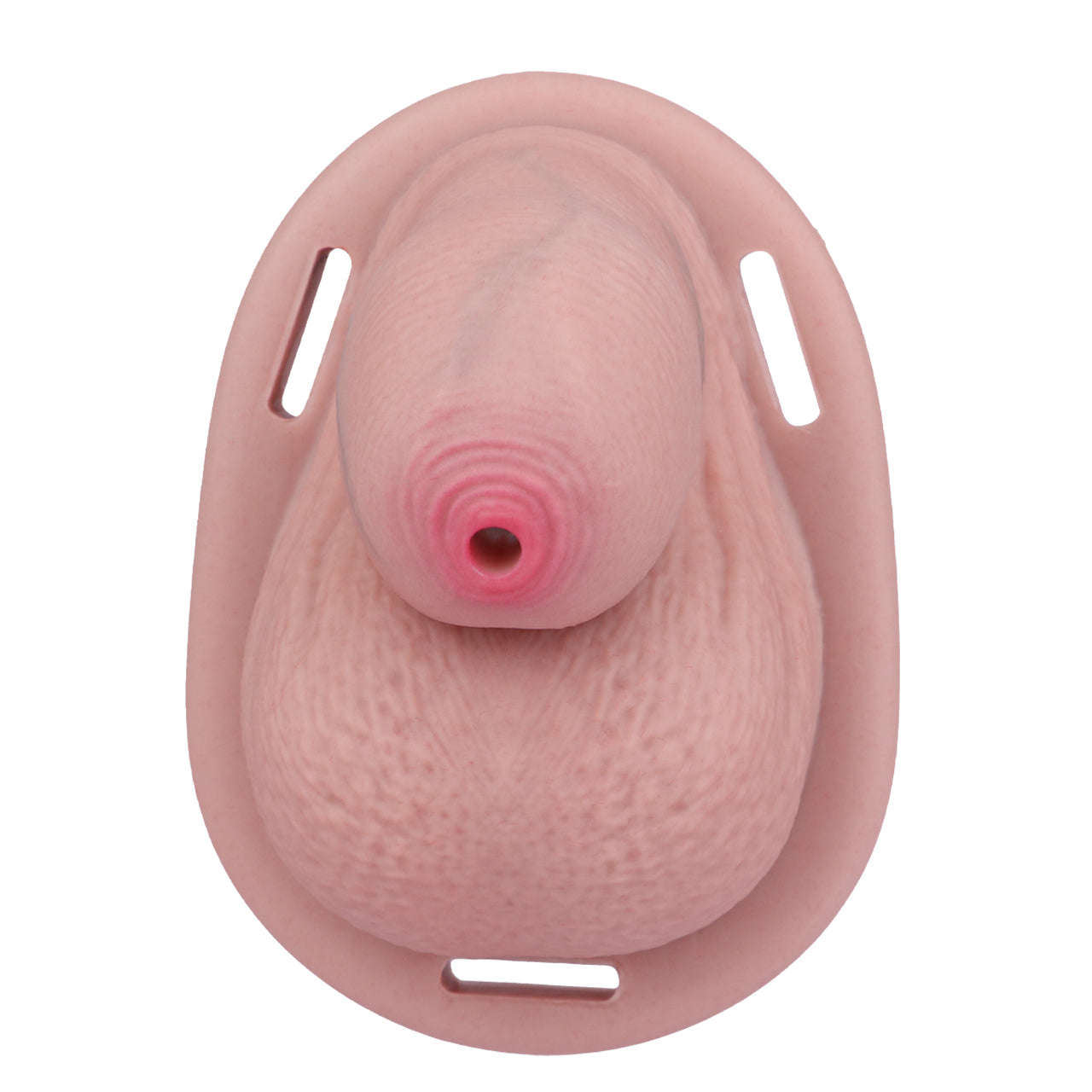 Flesh-colored Plastic DIY Sissy Chastity Cage