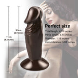 Charger l&#39;image dans la galerie, Short rough coffee dildo