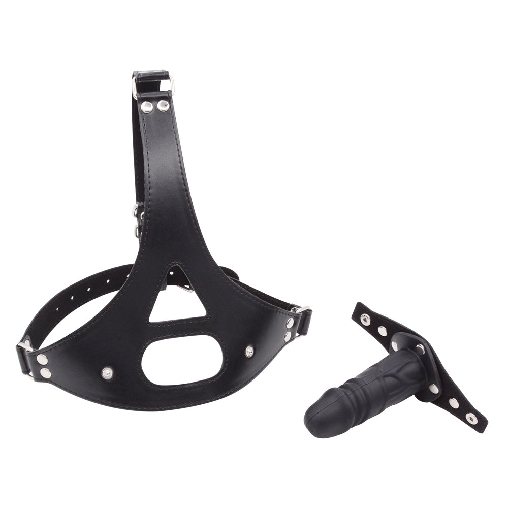 Slave Mask BDSM Toys Dildo Gag