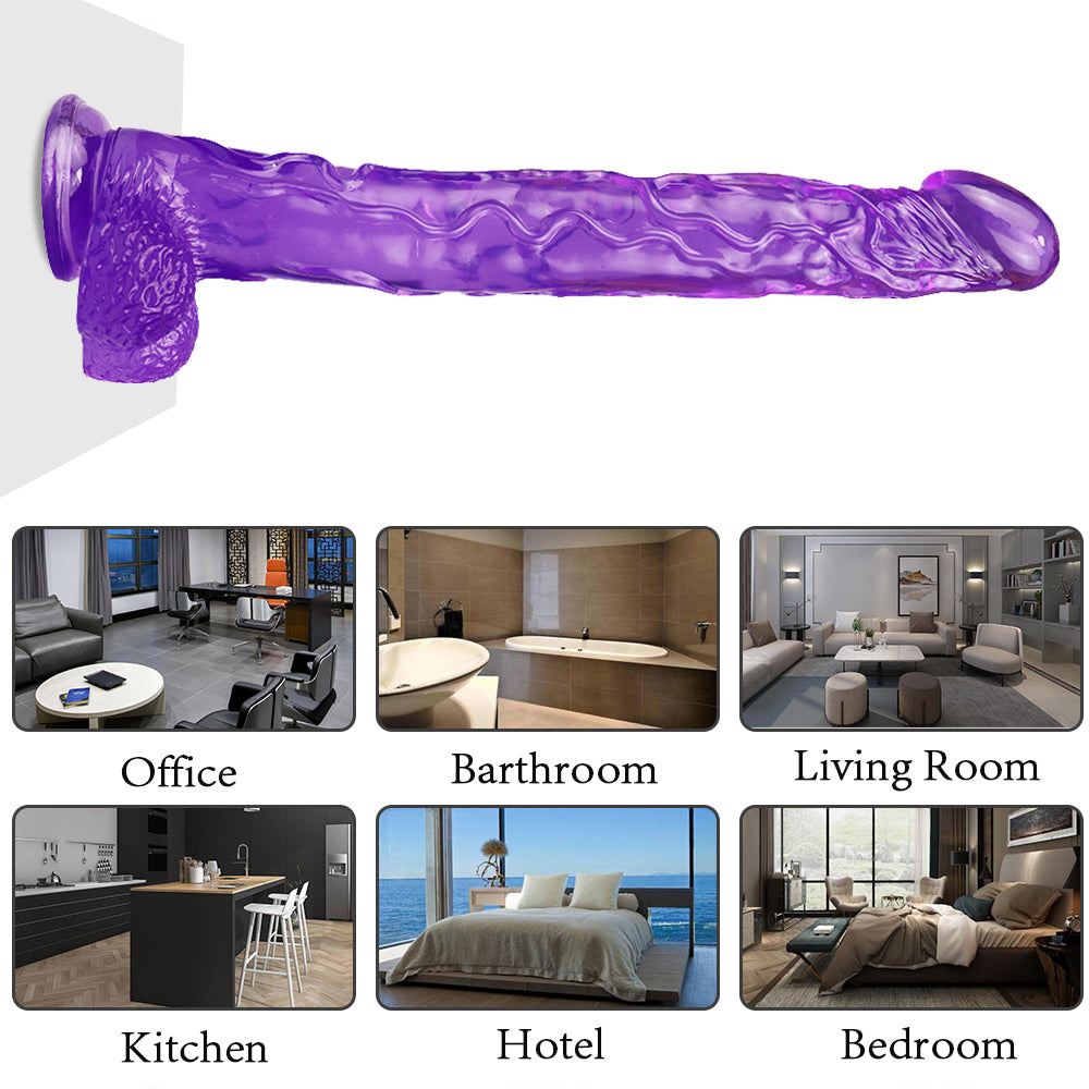 Anal purple dildo