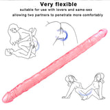 Load image into Gallery viewer, Double head 22 inch pink dildo