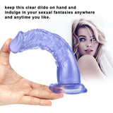 Load image into Gallery viewer, 8 Inch super straight blue dildo