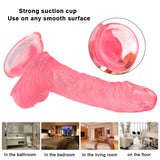 画像をギャラリー ビューアにロード Pink curved dildo