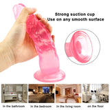 画像をギャラリー ビューアにロード 8 Inch extra straight pink dildo