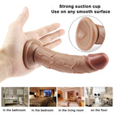 Charger l&#39;image dans la galerie, 6 inch brown dildo