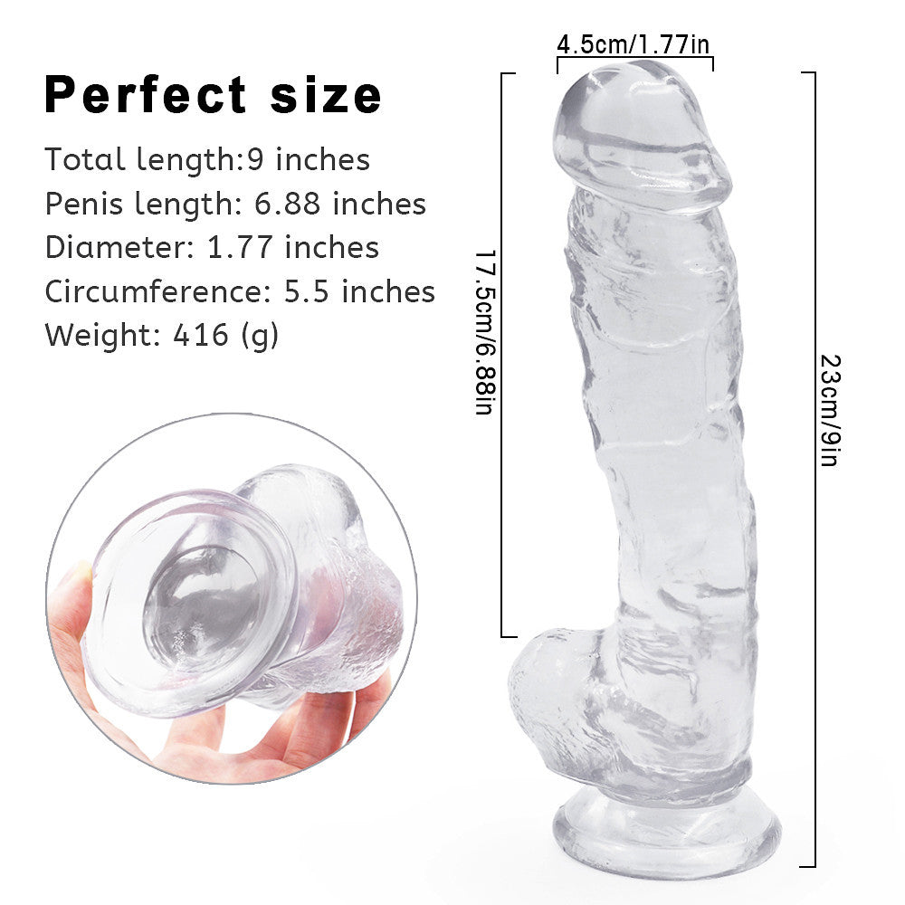 9 Inch Jelly Dildo