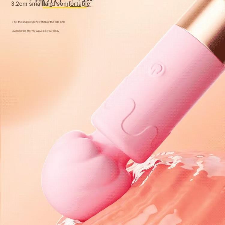 Pink Ice Cream Rechargeable Small Vibrator