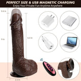 Charger l&#39;image dans la galerie, Black Vibrating Dildo APP