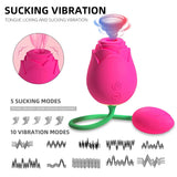 Laden Sie das Bild in den Galerie-Viewer, Pulse Clitoral Sucking Rose Vibrating Egg Toy